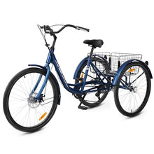 Viribus Adult Tricycle 7 Speed Dual Chain Navy