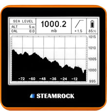 STEAMROCK Digital Barometer Barograph SB-42 V3 (Orange)