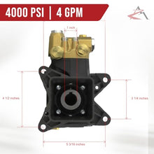 The ROP Shop OEM AR 1" Shaft 4000 PSI Horizontal Pressure Washer Pump for Simpson ALH4033, PS4000