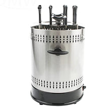 Electric Kebab Grill Machine Automatic Rotating Barbecue Smokeless Oven Rotisserie Roast Domestic Lamb Skewers Heating Stove
