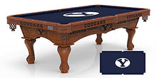 Holland Bar Stool Co. Brigham Young 8' Logo Pool Table