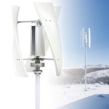 HENGCMM Wind Turbine Generator Kit, 12V 24V 48V 3 Blade Portable Vertical Wind Power Turbine Generator Kit Model Three-Phase Permanent Magnet Generator, with Charge Controller,8000W-48V