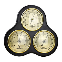 JSEIAJB Traditional Weather Station, Barometer Thermometer Hygrometer Required Hanging Home Weath