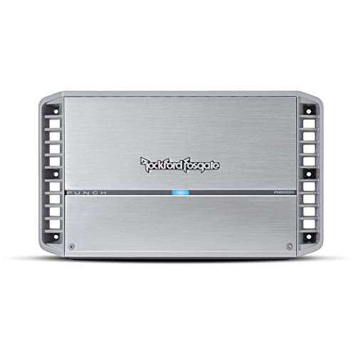 Rockford Fosgate PM600X4 Punch Marine 600 Watt 4-Channel Amplifier Silver