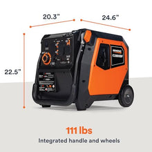 Generac 3,800 Watt Dual-Fuel Portable Inverter Generator, Electric Start