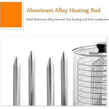 Commercial Hot Dog Sausage Grill Machine, Stainless Steel Hot Dog Bun Heating Machine, Hot Dog Warmer Steamer with Heating Rod & 4-sticks, Temperature Control 50-200℃, for Restaurant, Breakfast Shop