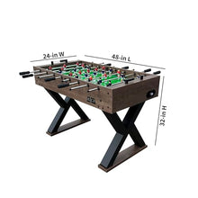 KICK Drias 48" Foosball Table Brown