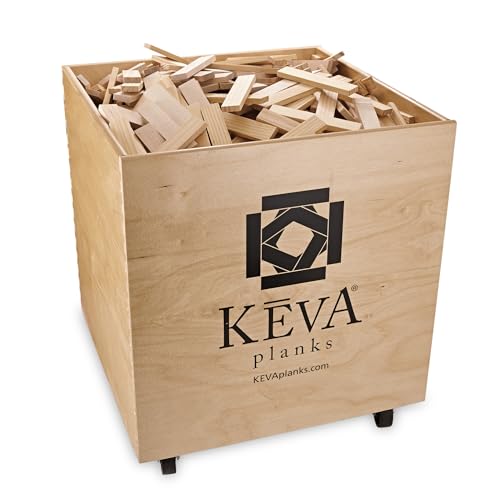 MindWare KEVA Maple 1000 Plank Set with Bin