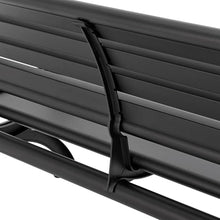 Global Industrial Outdoor 6' Aluminum Park Bench, 68" L x 17" W x 16-1/2"H