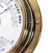 ZLyXZQG Glass Barometer,Outdoor Temperature Gauge,Traditional Barometer Roman Clock and Barometer with Built in Hygrometer and Thermometer