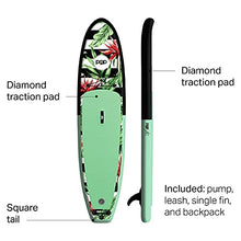 POP Paddleboards Royal Hawaiian Inflatable Stand-Up Paddleboard Mint