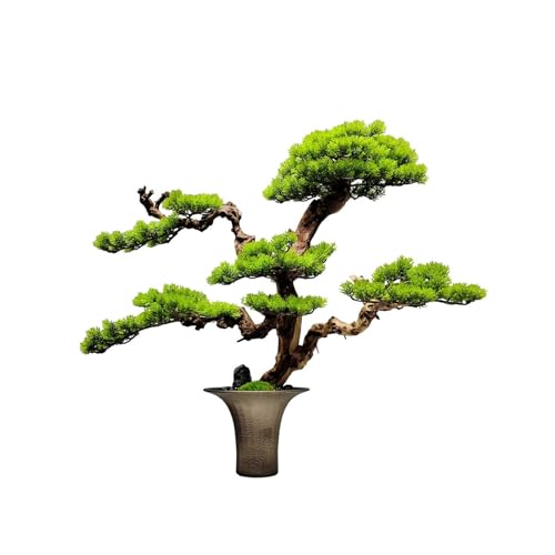 YXIANG56Q Fake Plants Artificial Bonsai Tree Indoor Fake Plants Decor with Ceramic Pots for Home Table Office Desk Bonsai Tree