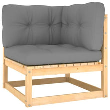 MNCVXAXG 6 Piece Patio Lounge Set with Cushions Solid Pinewood