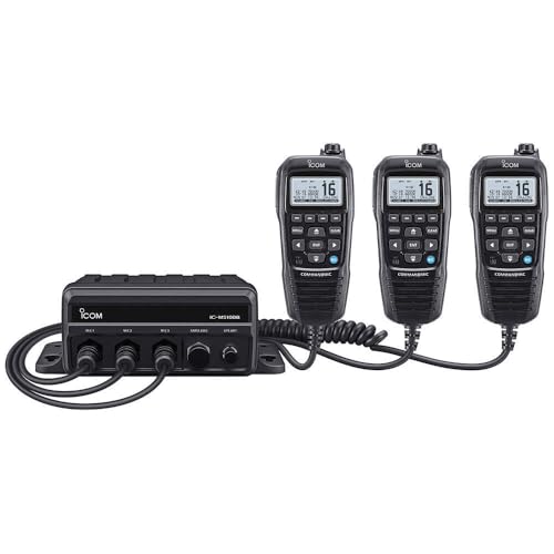 Icom M510BB21 VHF Black Box with Command Mic & 3 Ports