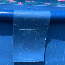 Round Canvas Fish Pond Pool with Bracket, Large Portable Foldable Bathtub, Pool Above Ground, Easy to Install, for Culture Agricultural Irrigation Water Storage ( Color : Blue , Size : 2.5x1.2m/98x47i