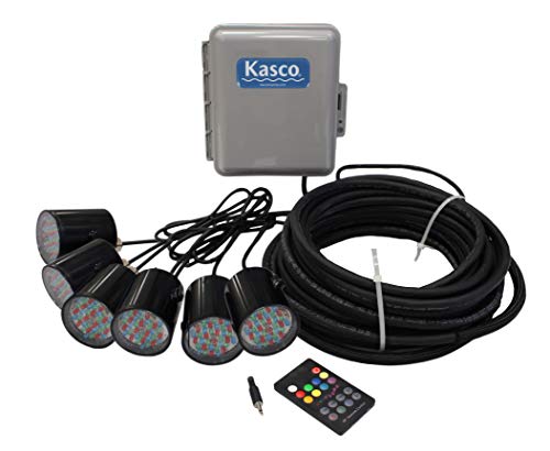 Kasco RGB LED Fountain Lighting 6 Fixtures 24V DC