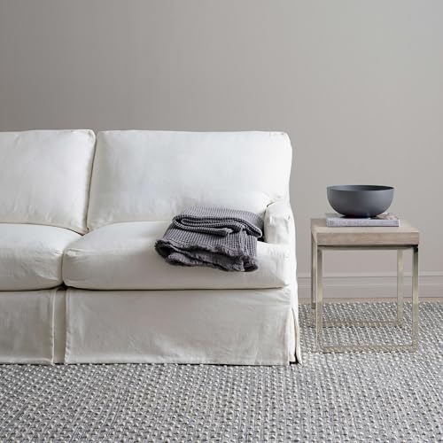 Dash & Albert Handwoven Hobnail Indoor/Outdoor Rug 6x9 Feet Grey