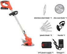 Rotary Mowers Electric Cordless Strimmer Powerful Trimmer Lawn Mower Teles Lightweight Lawn Edger for Househol.