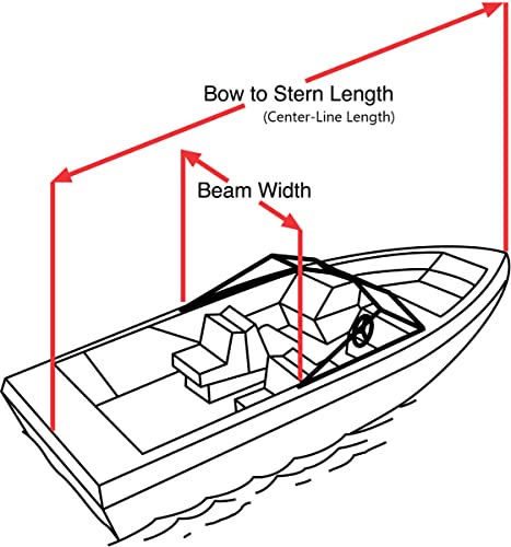 TaylorMade Semi-Custom Boat Cover for V-Hull Cuddy Cabin Boats