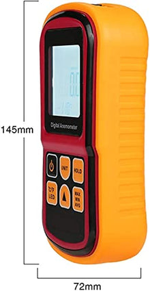FRAHS Digital Anemometer, Handheld Wind Speed Meter, Digital LCD Backlight Wind Speed Meter for Measuring Wind Speed