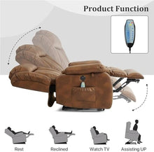 UOPYNE Dual Motor Power Lift Recliner Chair with Heat and Massage