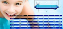 Badgerpipe Stainless Steel Tube and Shell Heat Exchanger for Pools/Spas