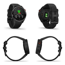 Wearable4U Garmin Approach S62 Premium GPS Black Golf Watch with Black Earbuds Bundle