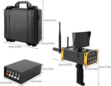 Metal Detector,Underground Gold Finder,Metal Scanner Detecting Machine with High Definition LCD Screen,Search Range 1000 Meters Range,Detecting Tool for Yellow