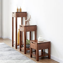 Wooden Plant Display Stand Modern Plant Stands for Indoor Plants Indoor Plant Stand Fits Plant Pots Home Decoration Garden Plant Stand Display Stand (Color : Brass) (1)
