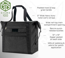 Xtreme Sight Line ~ G CUBƎ 100 Faraday Bag for Medium to Large Generators and Electronics ~ Protects Against EMP/CME/EMF/RF ~ Diamond Form Farday Lined Interior ~ Safety Orange
