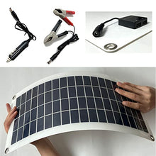SAeWare Solar Panel Portable Flexible Solar Panel with Controller,50W Monocrystalline Bendable Solar Battery Charger Portable Solar Panel Module Kit for Home Camper Rv Boat and Car,30Acontroller