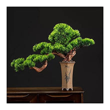 GRFIT Artificial Bonsai Pine Bonsai Indoor Decoration Fake Bonsai Artificial Plants Good Luck Fortune Bonsai Tree Artificial Living Room Accessories Room Office Decoration for Home Office (Color : B)