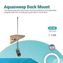 Scott Aerator Aquasweep Muck Blaster | 3/4 HP 115V Dock Mount 50ft Cord