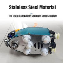 Vdniduir Electric Glass Edging Machine,Portable Glass Straight Round Bevel Edger,for Marble Stone Tile