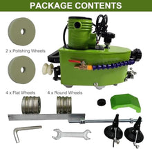 Grinding Edging, Portable Small Glass Edger, Electric Glass Edging, Polish Edge for Plane,Curve, Rounded Corner,Green