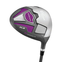 WILSON Women's Beginner Complete Golf Set with Cart Bag, Stretch XL, White/Grey/Purple