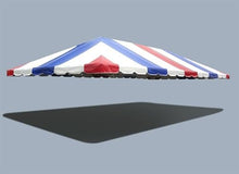 TentandTable 20-Foot x 40-Foot Tent Top Red/White/Blue Premium Vinyl