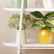 OJKJGYTF 2 Tier Metal Plant Stand Indoor Outdoor Plant Shelf Multi-Functional Shelf Plant Stands Modern Creative Flower Stands with Wheels Waterproof Display H