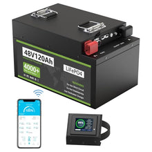Cxeny 48V 120Ah Lithium Golf Cart Battery with 200A BMS & Mobile App Control