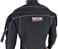 SEAC Men's Warmdry 4mm Neoprene Dry Suit Black