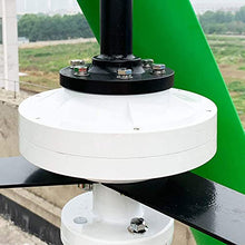 Vertical Wind Turbine Generator 3 Blades, Free Energy 600w MPPT Controller for Home Factory Use (24v 48v 300RPM)