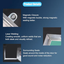 YLLFFLL Large Lockable Wall Access Panel with Handle, 14x29 14x36 14x48 14x60 Aluminium Frame Inspection Hatch for Drywall, Hidden Revision Door Customizable(30x72in/76x183cm)