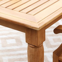 Cambridge Casual Texas Rectangular Dining Table – Solid Teak Wood Patio Table – 72-Inch Durable Weather-Resistant Dining Table for Garden, Deck, or Backyard