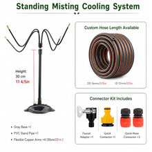 WLCGYD Bendable Misters for Outside Patio, Portable Standing Misting System