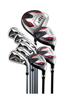 Founders Club Men's Golf Club Set 14-Way Organizer Bag Right Hand Regular Flex Black