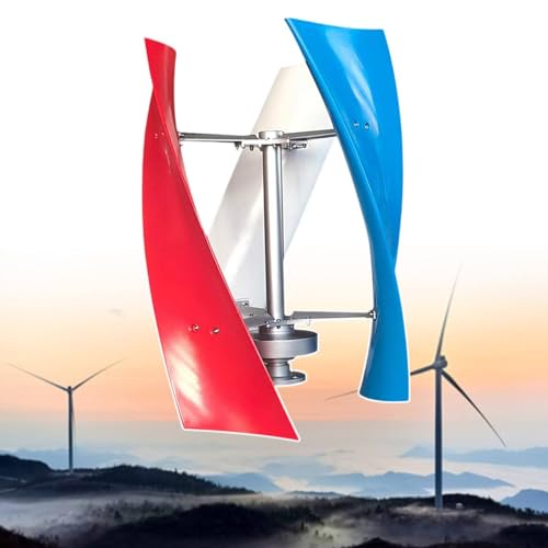 ZXINXIN Vertical Wind Generator Wind Wheel Wind Turbine Wind Power Plant 12V/24V with Controller Power Turbine Vertical 3 Blade Outdoor 24V