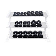 Body-Solid Commercial Round Head Rubber Dumbbell Set (SDPS900)