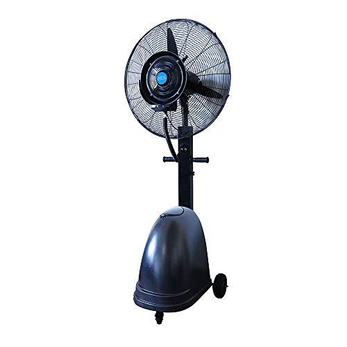 CUTPOIY 26-Inch Cooling Misting Fan, 1000 Sq Ft Cooling, 3 Speeds, 41L Tank, Oscillation, 260W for Outdoor Use