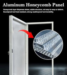 Innovz Outdoor Access Panel Attic Crawl Space Access Door, Soundproof Aluminum Honeycomb Panel Access Hatch, Celling or Wall Hole Cover Flush Mount(16x40in(41x102cm))