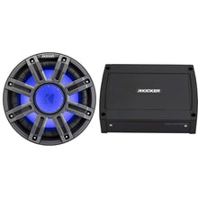 KICKER 10-Inch Premium Marine Subwoofer & 48KXMA4002 Amp Bundle